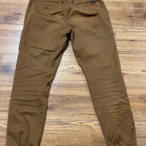 Volcom Boy’s Brown Jogger Pants | Size: US 12Y 26x27 - Picture 2 of 3